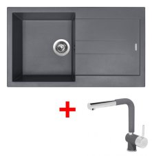 Sinks AMANDA 860 Titanium + Mix 3 P GR