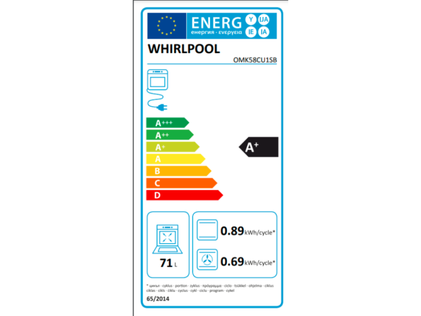 Vestavná trouba Whirlpool OMK58CU1SB