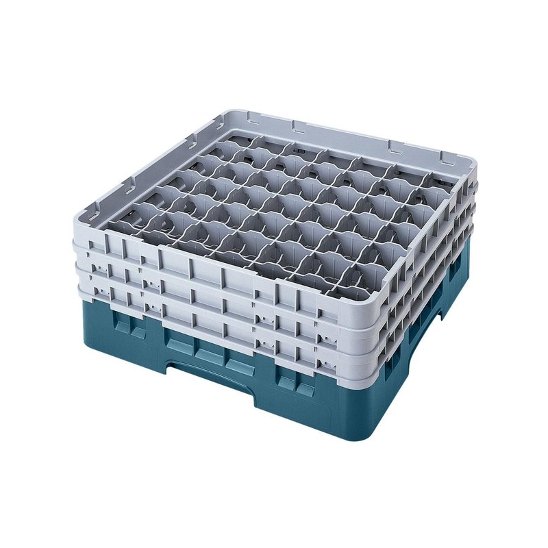 Cambro Koš Camrack 49 pozic, výška sklenice 21,6 cm - Tyrkysová Cambro Koš Camrack 49 pozic, výška sklenice 21,6 cm - Tyrkysová