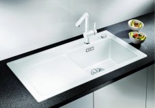 Blanco ZENAR 45 S InFino Silgranit šedá vulkán dřez vpravo s excentrem bez příslušenství