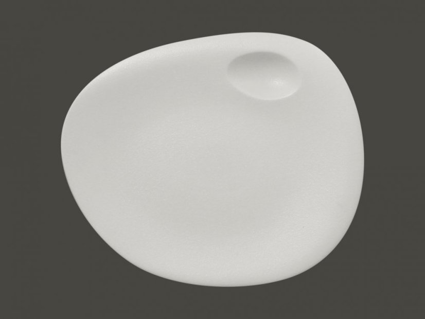 RAK Porcelain RAK Talíř s důlkem 31 × 26,5 cm, bílá | RAK-NFNBFP31WH