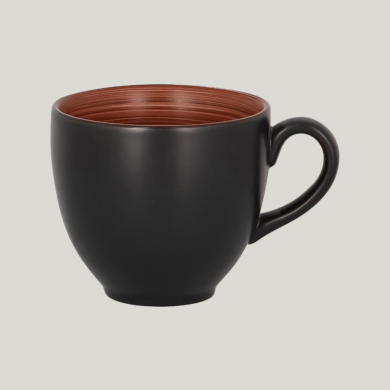 RAK Porcelain RAK Trinidad šálek nestohovatelný 230 ml, hnědý | RAK-TRCLCU23BW RAK Porcelain RAK Trinidad šálek nestohovatelný 230 ml, hnědý | RAK-TRCLCU23BW