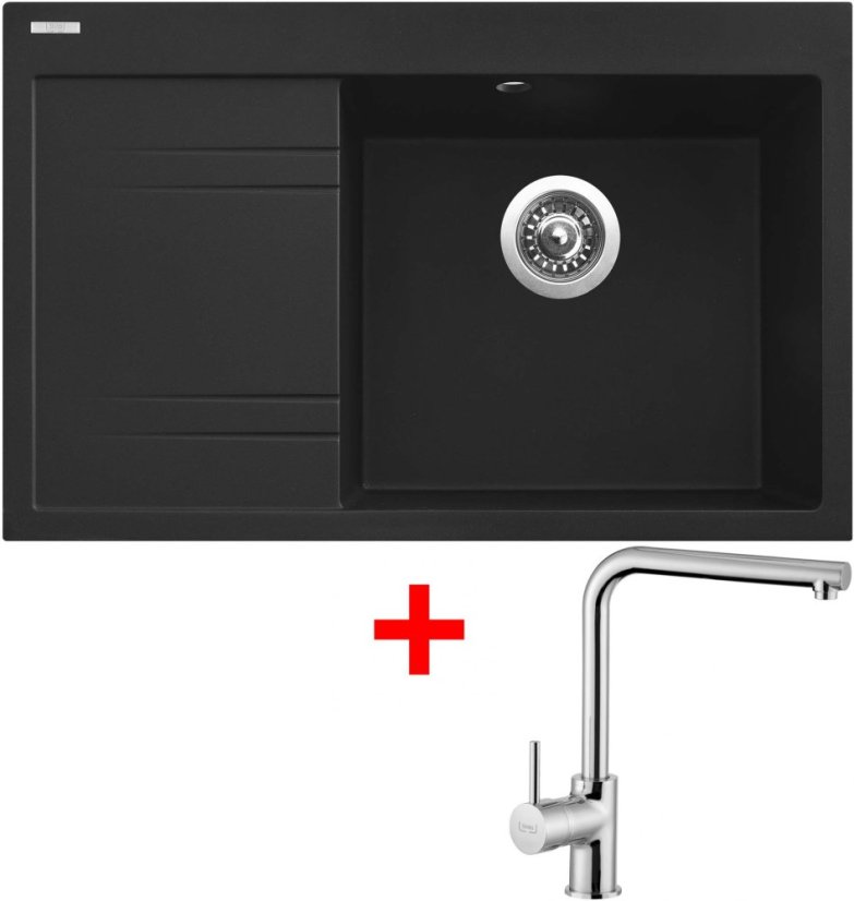 Sinks RIM 780 P Metalblack + Elka Sinks RIM 780 P Metalblack + Elka