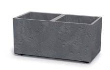 Květináč Prosperplast SIERRA CASE beton effect 77 cm šedý