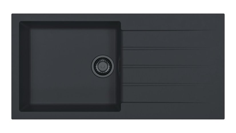 Alveus CADIT 50 černý A90 BLACK EDITION+ jedn.sifon_ algranit