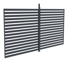 Příslušenství G21 fixní lamelová stěna 3,7x2,2 m pro pergolu Austin