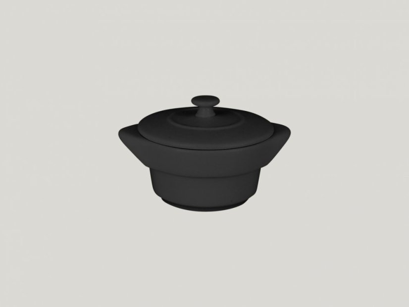 RAK Porcelain RAK Chef's Fusion hrnec s poklicí pr. 10 cm, černý | RAK-CFRD10BK RAK Porcelain RAK Chef's Fusion hrnec s poklicí pr. 10 cm, černý | RAK-CFRD10BK