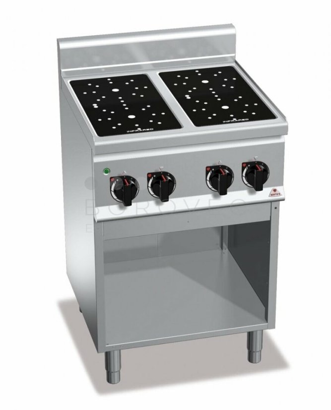 Sklokeramický sporák Bertos E6P4M/VTR Sklokeramický sporák Bertos E6P4M/VTR