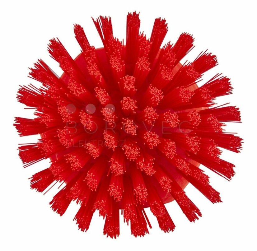Vikan kartáč ruční kulatý 11cm T/červený 38854