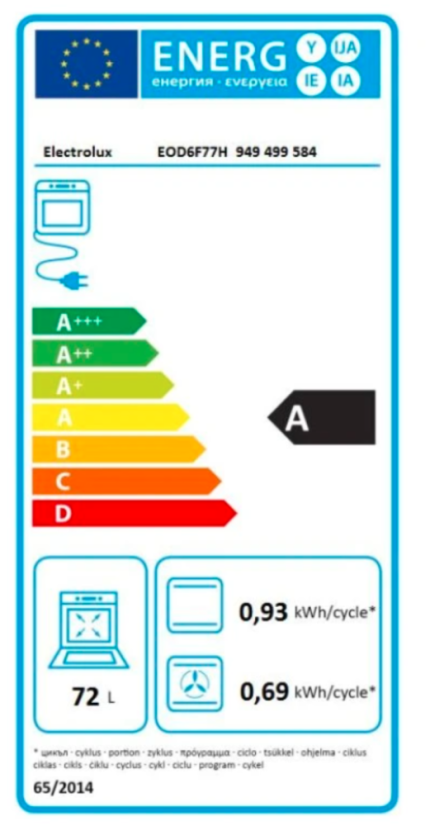 Vestavná trouba Electrolux EOD6F77H