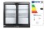 Zadní barová chladnička s dvojitými posuvnými dveřmi, Arktic, 158L, Černá, 230V/160W, 520x900x(H)870mm