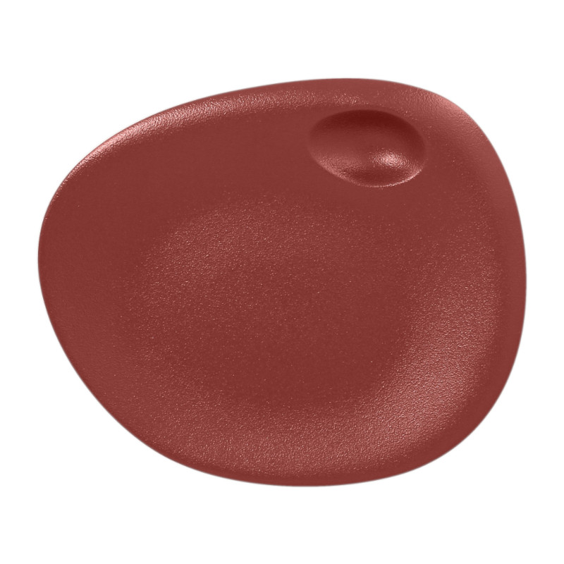 RAK Porcelain RAK Talíř s důlkem 31 × 26,5 cm, tmavě červená | RAK-NFNBFP32DR RAK Porcelain RAK Talíř s důlkem 31 × 26,5 cm, tmavě červená | RAK-NFNBFP32DR