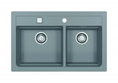 Alveus ATROX 50 beton 81 + pop up sifon 790x500x200 mm