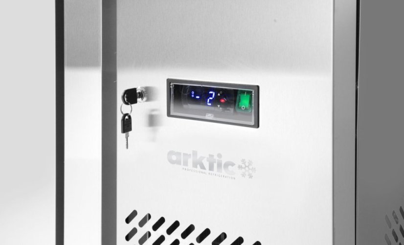 Mrazicí pult, 2 dveře, Arktic, Profi Line, 215L, 230V/600W, 700x1360x(H)839mm