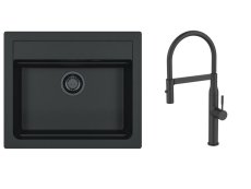 Alveus SET ALVEUS ATROX 30 ČERNÝ A90 BLACK EDITION + BATERIE MIRAGE BLACK