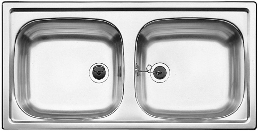 Blanco TOP EZ 8 x 4 Nerez přírodní lesk oboustranné provedení+137034