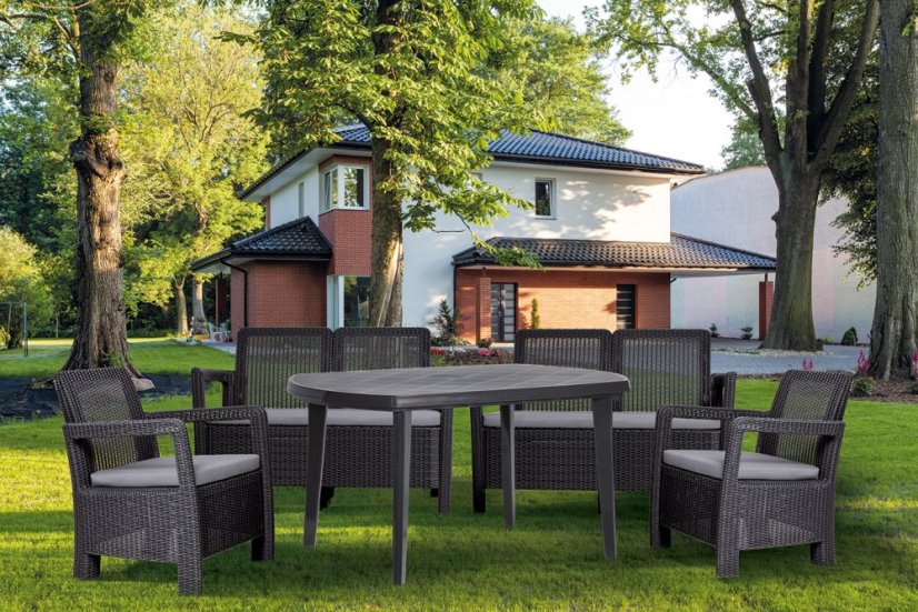 Zahradní stůl Keter Elise plastový cappuccino