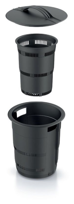 Kompostér Prosperplast COMBIOSOIL černý 25cm