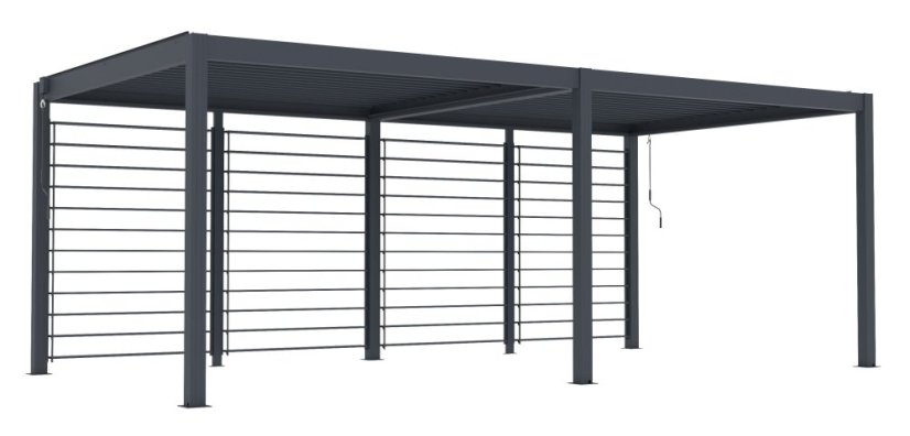Příslušenství G21 otočná lamelová stěna pro pergolu Austin Premium 6x3 a 6x4 m