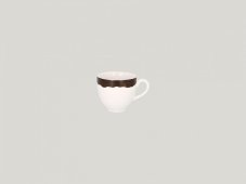 RAK Porcelain RAK Woodart šálek na kávu 23 cl – tmavě hnědá | RAK-WDCLCU23OB