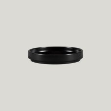 RAK Porcelain RAK Nordic talíř mělký bez okraje pr. 12 cm, černý | RAK-NOLD12BKM
