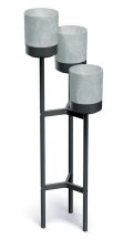 Stojan Prosperplast na květiny Bloomie Stand šedý 42 cm