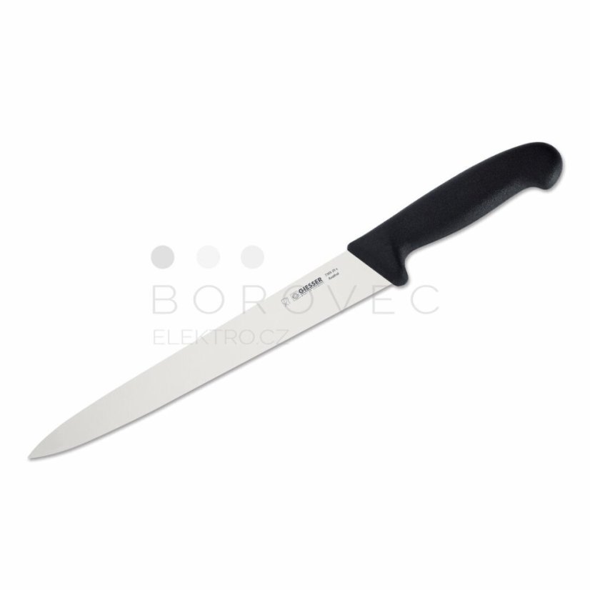 GIESSER nůž vykrvovací G 7305 25cm černý GIESSER nůž vykrvovací G 7305 25cm černý