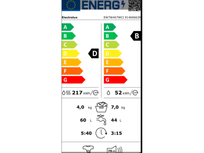 Vestavná pračka se sušičkou Electrolux EW7W467WCI