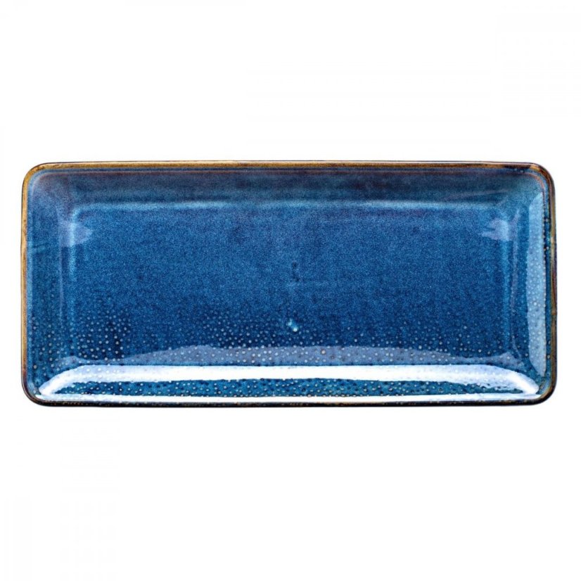 Verlo Deep Blue podnos obdélný 35,5 × 16,5 cm Verlo Deep Blue podnos obdélný 35,5 × 16,5 cm