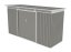 Zahradní domek G21 GRAH 483 - 340 x 142 cm, metalický šedý