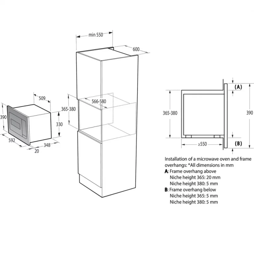 Mikrovlnná trouba Gorenje BM235G1SYB