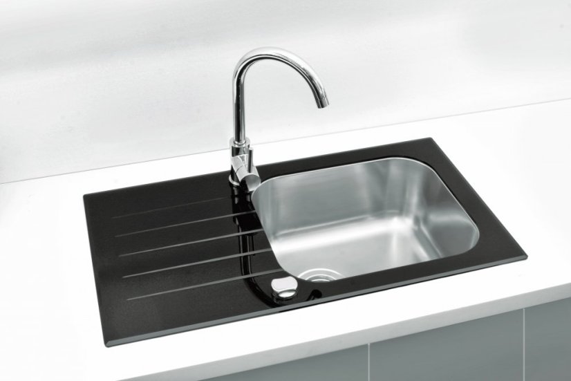 Alveus ALTONE 20 černá- sklo 780x435 mm - F