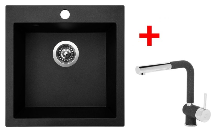 Sinks VIVA 455 Granblack + Mix 3 P GR Sinks VIVA 455 Granblack + Mix 3 P GR