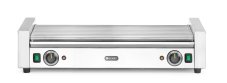 Gril na klobásy XL - 2 zónový, HENDI, Stříbrná, 230V/2000W, 732x590x(H)168mm, Obdélníkové