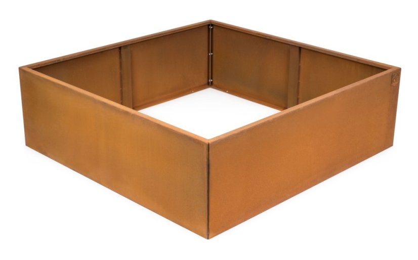 Vyvýšený záhon G21 102 x 32 x 102 cm, Corten
