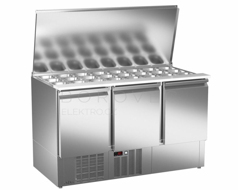Asber stůl chladící "SALADETA" ETS-140 220V-240V 1N 50Hz