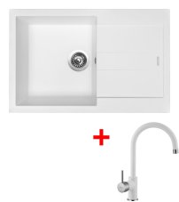 Sinks AMANDA 780 Milk + Vitalia GR