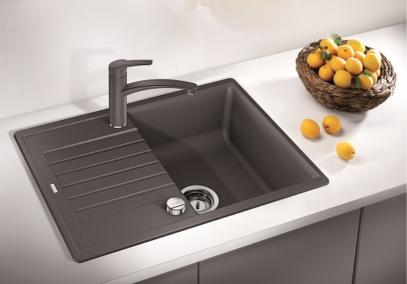 Blanco ZIA 45 S Compact Silgranit šedá vulkán oboustranné provedení s excentrem