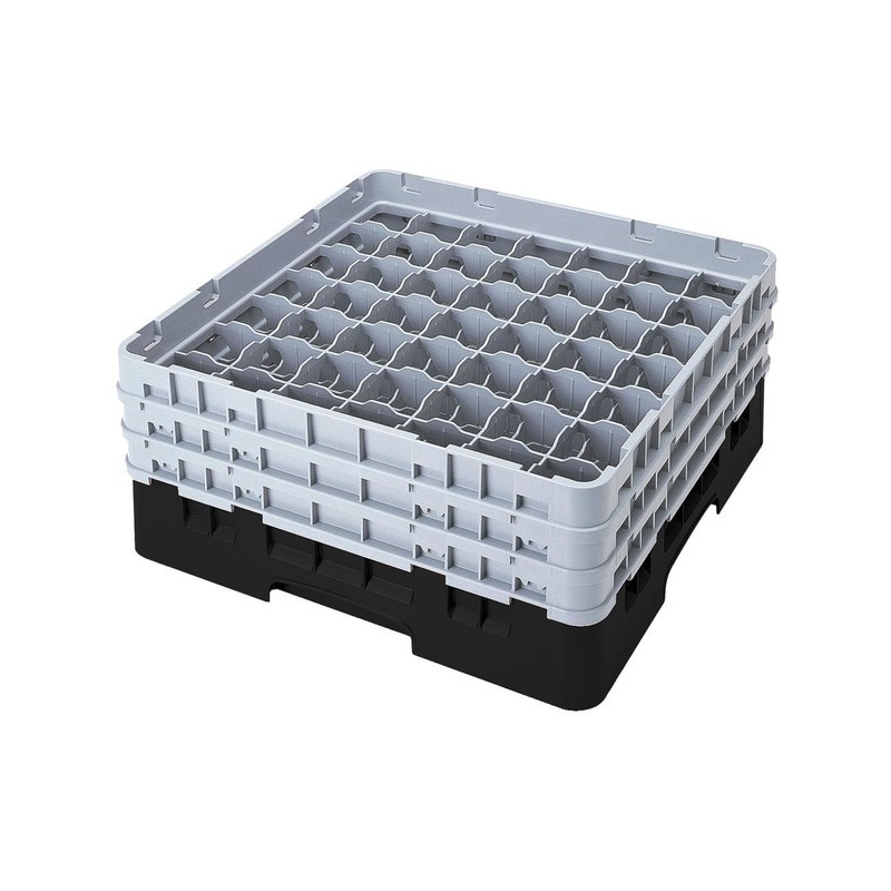 Cambro Koš Camrack 49 pozic, výška sklenice 30 cm - Černá