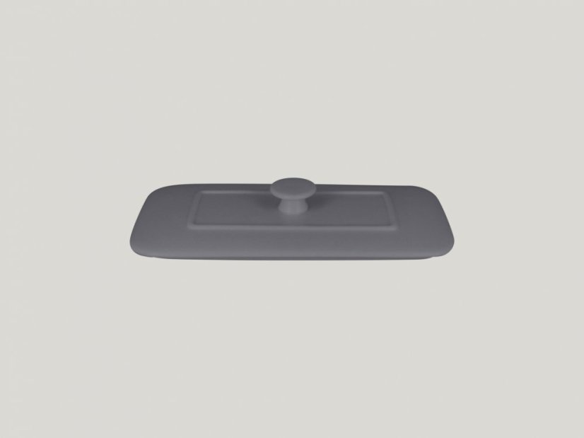 RAK Porcelain RAK Chef's Fusion poklice pro obdélný pekáč 20 × 10 cm, šedá | RAK-CFRT20GYLD RAK Porcelain RAK Chef's Fusion poklice pro obdélný pekáč 20 × 10 cm, šedá | RAK-CFRT20GYLD