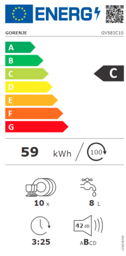Vestavná myčka nádobí Gorenje GV583C10
