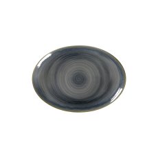 RAK Porcelain RAK Spot talíř oválný 32 x 23 cm, šedomodrý | RAK-SJDNNOP32