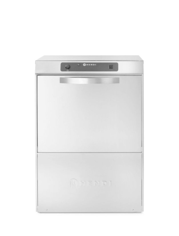 Myčka nádobí 50x50, elektronické ovládání, HENDI, Profi Line, Stříbrná, 400V/4900W, 582x610x(H)822mm