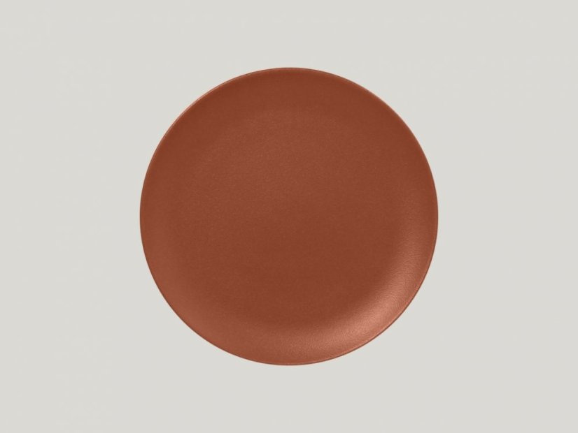 RAK Porcelain RAK Talíř mělký 24 cm, hnědá | RAK-NFNNPR24BW