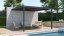 Bioklimatická pergola G21 Trenton 4x4 m, antracitová hliníková