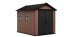 Zahradní domek Keter Newton Plus wide 9x7,5 hnědý, s podlahou