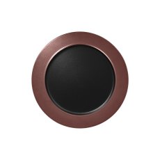 RAK Porcelain RAK Metalfusion talíř mělký 32 cm, černobronzový | RAK-MFNOFP32BB