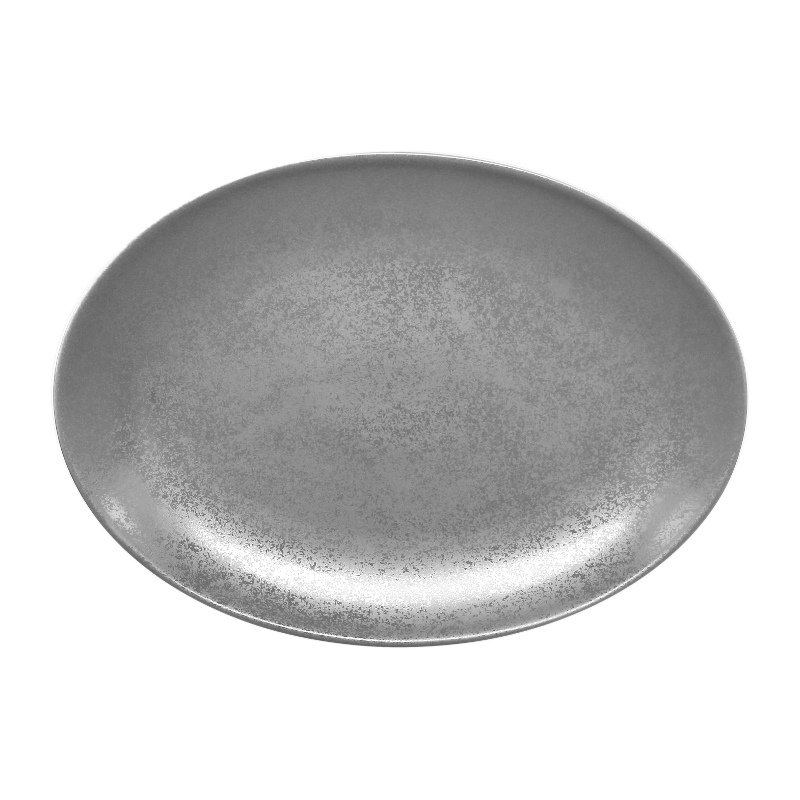 RAK Porcelain RAK Shale talíř oválný 32 × 23 cm – šedá | RAK-SHNNOP32 RAK Porcelain RAK Shale talíř oválný 32 × 23 cm – šedá | RAK-SHNNOP32