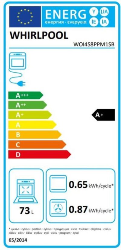 Vestavná trouba Whirlpool WOI4S8PPM1SB