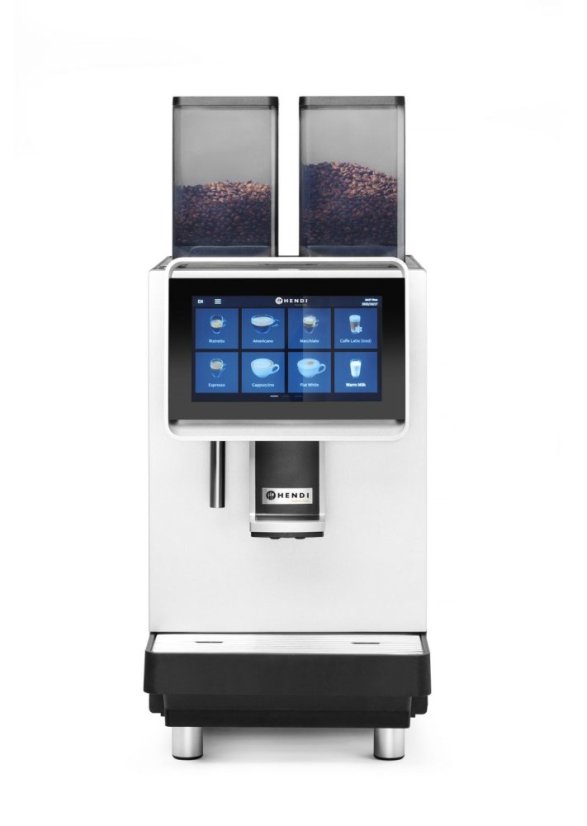 CoffeeMatic Automatický kávovar s dotykovým displejem, HENDI, 230V/2900W, 340x540x(H)830mm